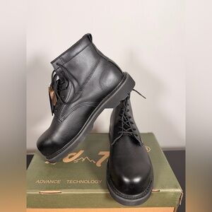 NWT ADTEC 1587- MEN'S 6" WORK BOOT- BLACK [COMP TOE]